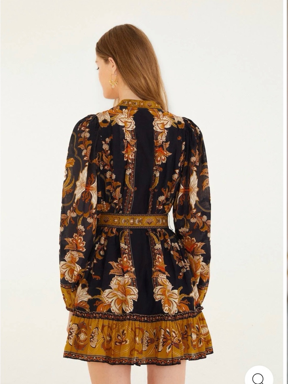 FARM Rio Majestic Garden Black Mini Dress - Picture 3 of 6